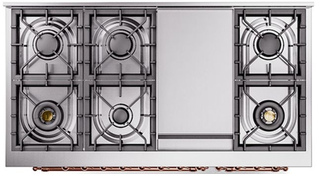 Ilve® Nostalgie II Series 48" Custom RAL Color Pro Style Dual Fuel Range-2