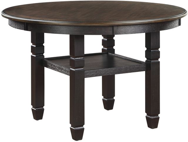 Homelegance® Asher Antique Black Round Dining Table-0