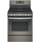 GE Slate Kitchen Package with French Door Bottom Mount Freezer Refrigerator-2