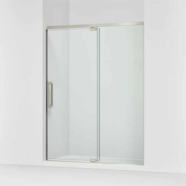 KOHLER Statement™ Anodized Brushed Nickel 76" x 54" - 60" Pivot Shower Door-0