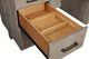 Aspenhome® Platinum Gray Linen 66" Executive Desk-2