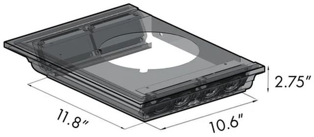 ZLINE Crown Molding with Built-in Bluetooth Speakers-1
