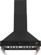 FORNO® Venezia Series Alta Qualita 30" Black Wall Mounted Range Hood  -0