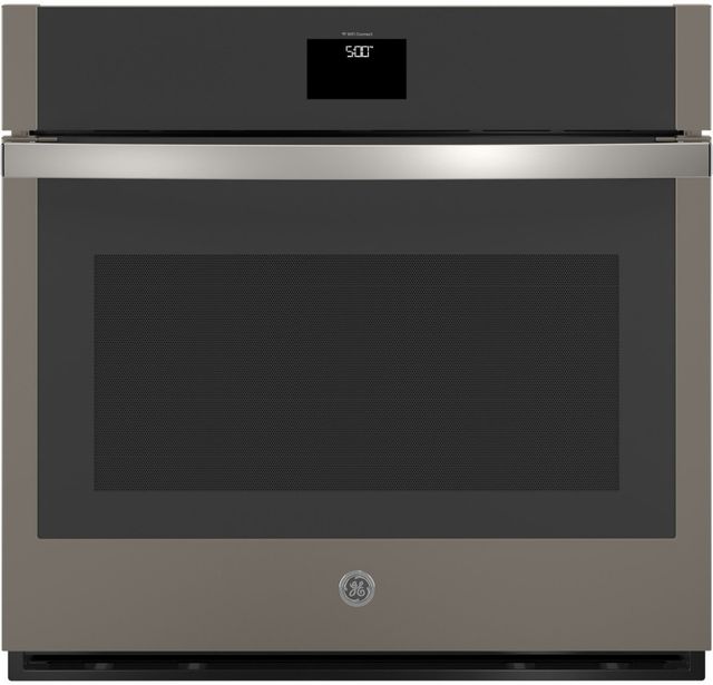 GE® 30" Fingerprint Resistant Slate Single Electric Wall Oven-0