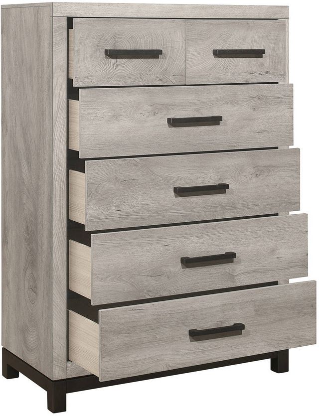 Mazin Furniture Zephyr Gray/Light Gray Chest-2
