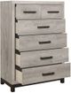 Mazin Furniture Zephyr Gray/Light Gray Chest-2