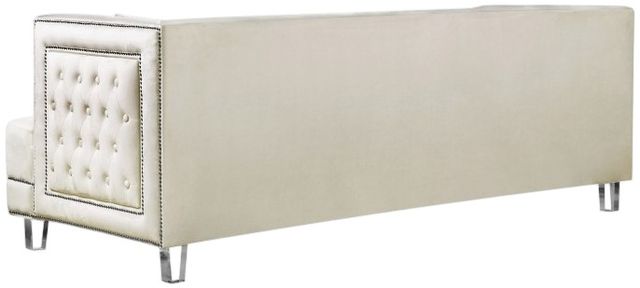 Meridian Furniture Lucas Cream Upholstered Sofa-2