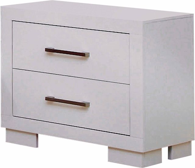 Coaster® Jessica 6-Piece White Queen Panel Bedroom Set with Nightstand Panels-5