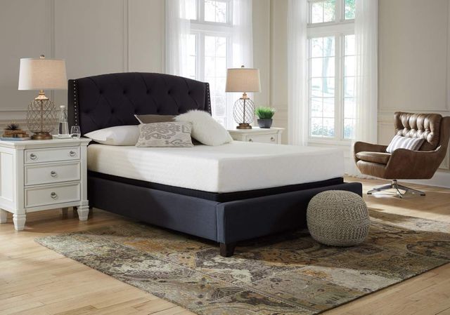 Sierra Sleep® by Ashley® Chime 2-Piece 10" Memory Foam and Better than a Boxspring Foundation FullMattress Set-3