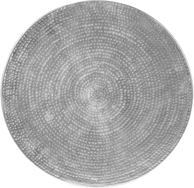 Monarch Specialties Inc. Chrome Iron Cone Drum Table-2