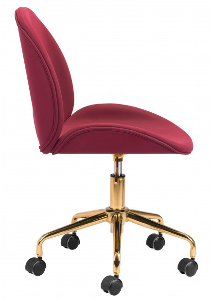 Zuo® Modern Miles Red Office Chair-1