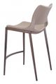 Zuo® Ace Gray and Walnut Set of 2 Counter Chairs-3