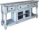 International Furniture Direct Aruba Sky Blue TV Stand-0