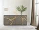 Hooker® Furniture Melange Fissured Dark Oak Entertainment Credenza-1