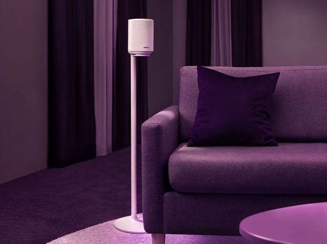 Bose® Lifestyle White Smoke Floor Stand-2