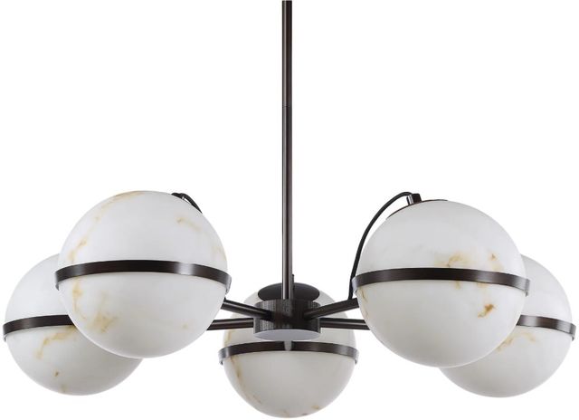 Renwil® Roca Dark Antique Bronze Chandelier-2