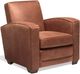 Campio Furniture Legacy Leather St. James Red/Brown Chair-0