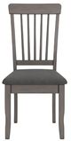 Signature Design by Ashley® Shullden Gray Upholstered Dining Side Chair-1
