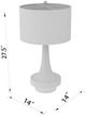 Surya Carson Bleached Dark Brown Table Lamp-2