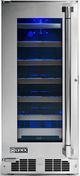 LYNX® Professional 15" 2.7 Cu. Ft. Stainless Steel Outdoor Wine Cooler-0
