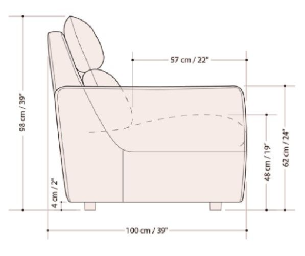Natuzzi Editions Customizable Timoti 5-Piece Reclining Sofa with Power Headrest-2