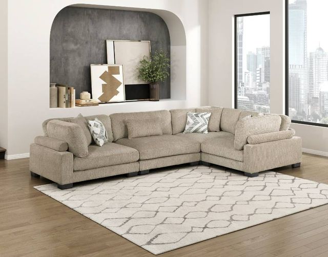 Homelegance® Tinley 4-Piece Brown Modular Sectional-1