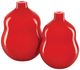 Currey & Company Bittersweet Coral Orange Medium Double Gourd Peking Vase-3