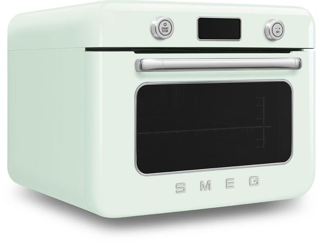 Smeg 50's Style 20" Pastel Green Countertop Combi Steam Oven-3
