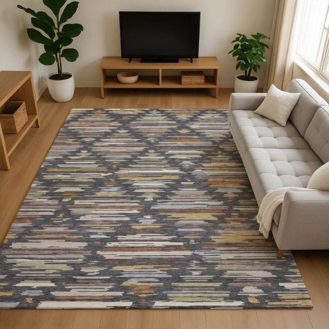 Dalyn™ Rug Company Kenner KN2 Charcoal 5'x8' Area Rug-1