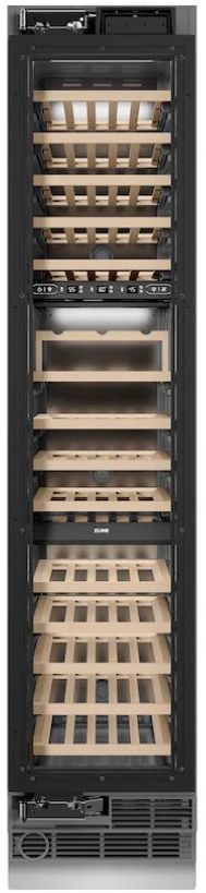 ZLINE 18 in. 9 Cu. Ft. Triple Zone 68 Bottle Panel Ready Left Hinge Column Wine Cooler-1