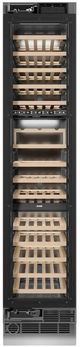 ZLINE 18 in. 9 Cu. Ft. Triple Zone 68 Bottle Panel Ready Left Hinge Column Wine Cooler-1
