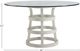 Universal Explore Home™ Escape-Coastal Living Home Glass Top 44" Dining Table with Sandbar Base-2