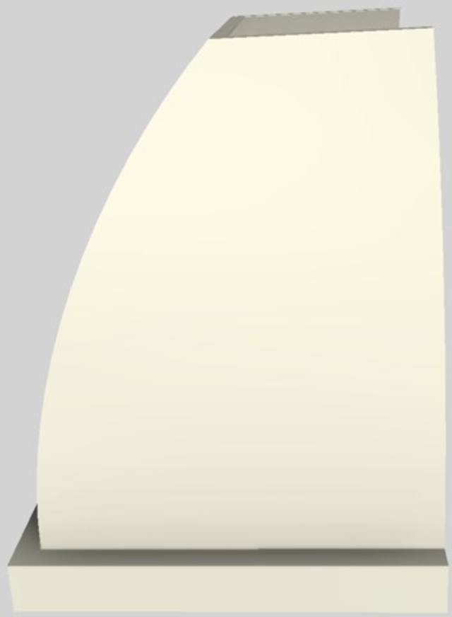 Vent-A-Hood® Designer Series 36" Biscuit Wall Mounted Range Hood-1