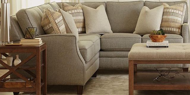 Flexsteel® Lennox 3-Piece Beige L-Shape Sectional-0
