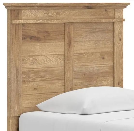 Signature Design by Ashley® Makidern Tan Twin Panel Bed with 3-Drawer Storage-1