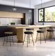 Amisco Customizable Costa Swivel Bar Stool-1
