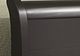 Vaughan-Bassett Cottage Black Queen Sleigh Bed With Low Profile Footboard-1