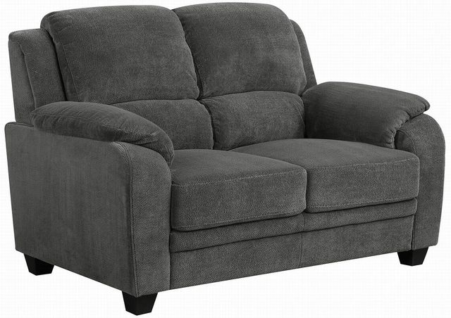Coaster® Northend 3 Piece Charcoal Living Room Set-3