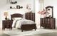 Mazin Furniture Meghan Espresso Twin Bed-2