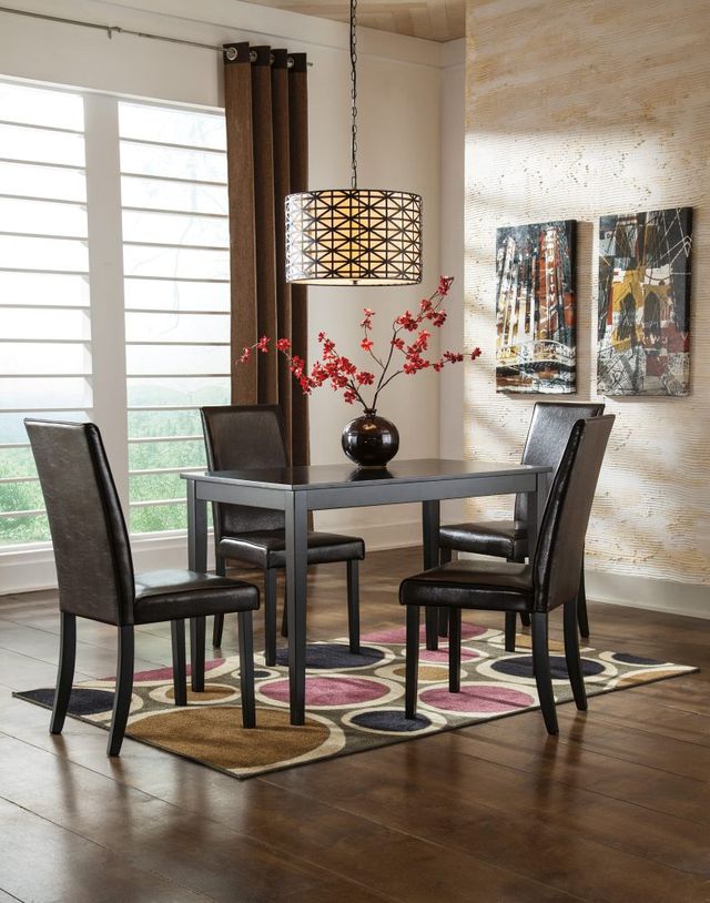 Signature Design by Ashley® Kimonte Dark Brown Dining Table-5