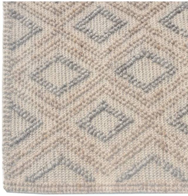 KAS Rugs Chloe Natural Grey Diamond 5'x7' Area Rug-2