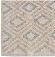 KAS Rugs Chloe Natural Grey Diamond 5'x7' Area Rug-2