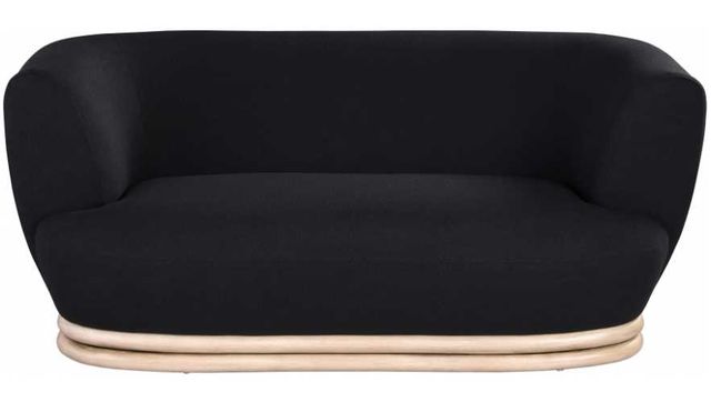 Meridian Furniture Kipton Black Loveseat-1