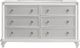 New Classic® Home Furnishings Stardust White Dresser and Mirror Set-3