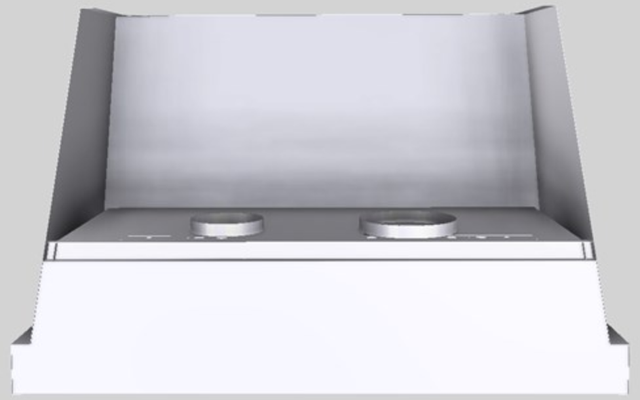 Vent-A-Hood® Designer Series 48" White Wall Mounted Range Hood-1