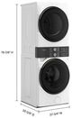 Whirlpool® White Electric Laundry Center, 5.2 Cu Ft. Washer, 7.4 Cu. Ft. Electric Dryer-2