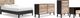 Signature Design by Ashley® Piperton 4-Piece Two-Tone Brown/Black Full Panel Platform Bed Set-0