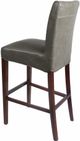 New Pacific Direct Milton Vintage Gray Bonded Leather Bar Stool-3