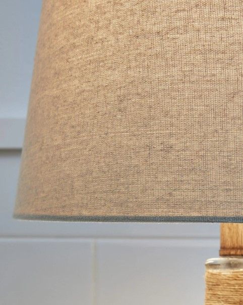 Signature Design by Ashley® Clayleigh 2-Piece Clear/Brown Table Lamp Set-3
