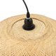A & B Home Beige Round Woven Chandelier-3
